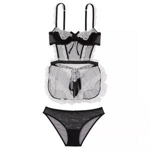 VS Wicked La Fleur Open Back Babydoll